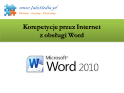 Korepetycje przez Internet z obsługi Word